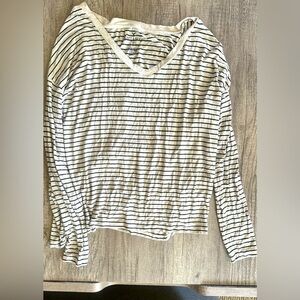 American Eagle Soft & Sexy Striped Long Sleeve Tee